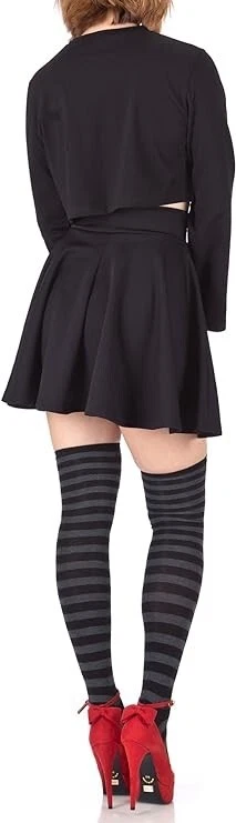 Patinador DaniisFancy Retro Cintura Alta Línea A Fluido Completo Acampanado Columpio Círculo Talla M Foto 4 de 4