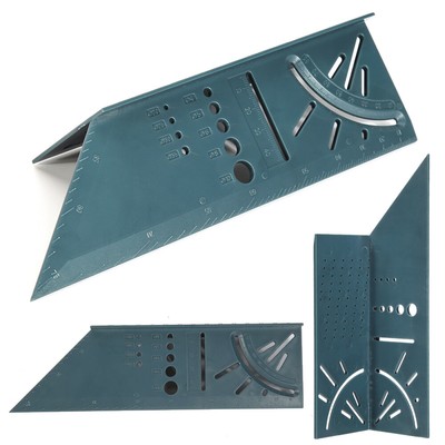 Portable Woodworking Ruler 3D Mitre Angle Measuring Gauge 