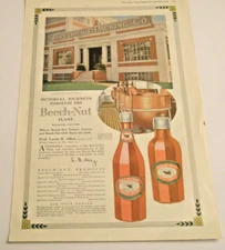 Beech-Nut & Cashmere Bouquet  Magazine Advertisement 1916 Canajoharie NY Colgate