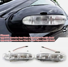 Pair Side Door Mirror Turn Signal Light Lamp For Mercedes Benz W220 W215 S/CL