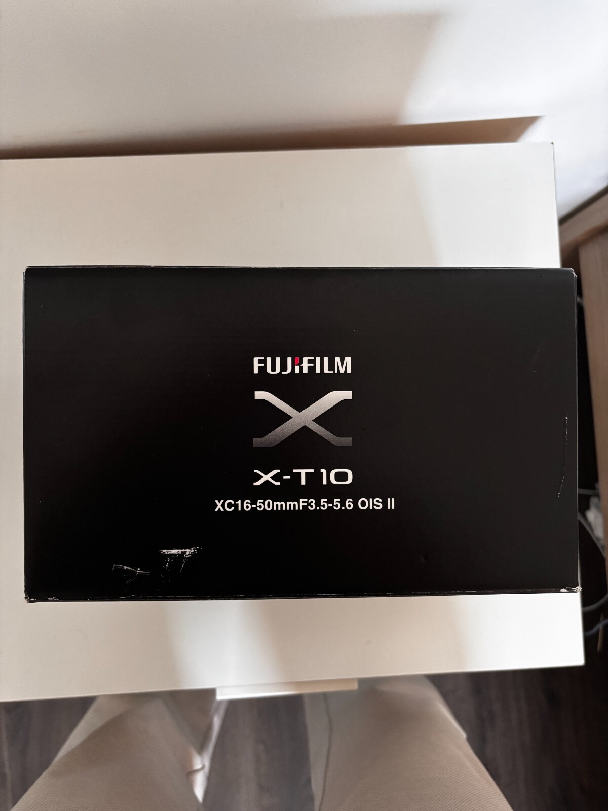 Fujifilm X-T10 boîtier argent et noir de collection en excellent état avec boîte