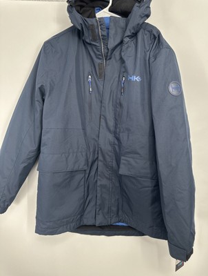 Hawke & Co Men's NWT Coat Size L Blue $225 Hooded Jacket
