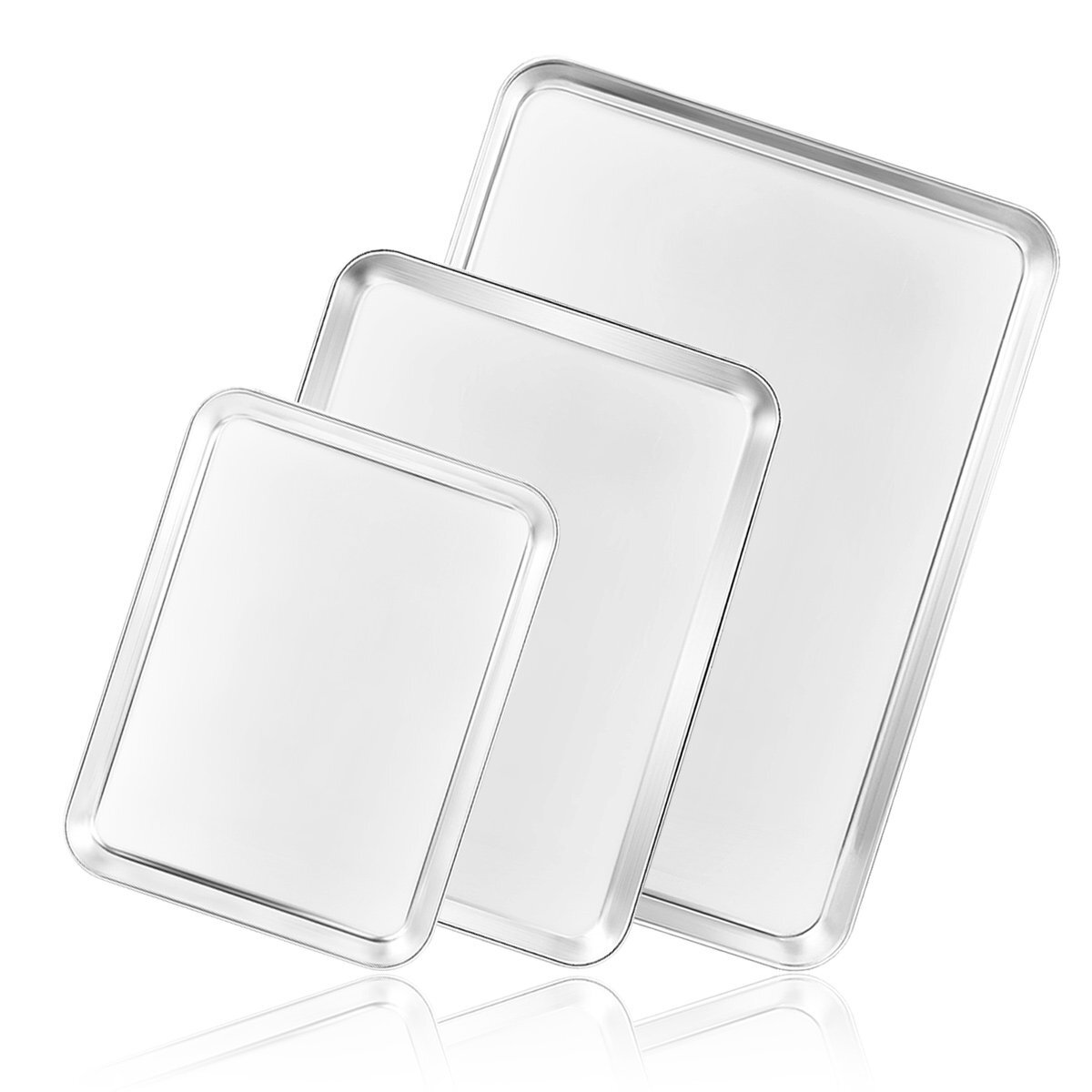 Stainless Steel Baking Cookie Sheet Set of 3