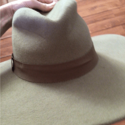 NEW! Rare Wyeth wool fawn ribbon rancher | eBay display picture 2