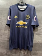 Manchester United 2018-19 Third Soccer Jersey Shirt Bailly #3 Size L