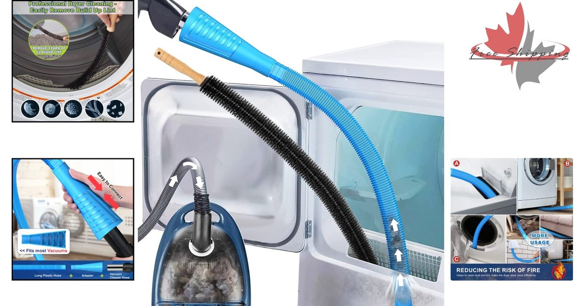 Dryer Vent Cleaner Kit for Safe Fire Prevention Long Cleaning