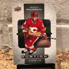 2020-21 Upper Deck ES Ovation #O-3 Johnny Gaudreau Flames MC