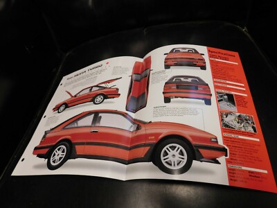 1986-1990 Nissan Silvia Turbo Spec Sheet Brochure Photo Poster