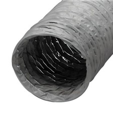 Tubo flessibile di ventilazione in plastica con spirale a filo Ø80 - 355 mm lunghezza 10 m