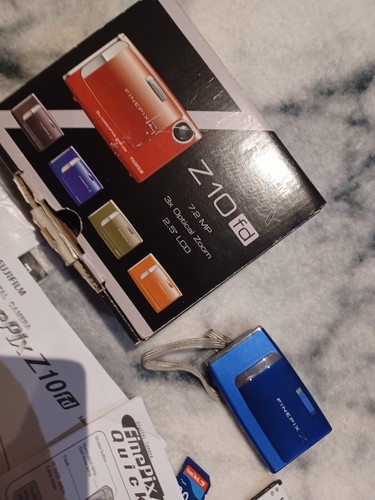 Fujifilm FinePix Z Series Z10fd 7.2MP Digital Camera - Blue TESTED Boxed w Extra - Picture 4 of 8