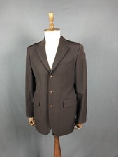 KENZO Blazer Wool Men Size 48 Brown