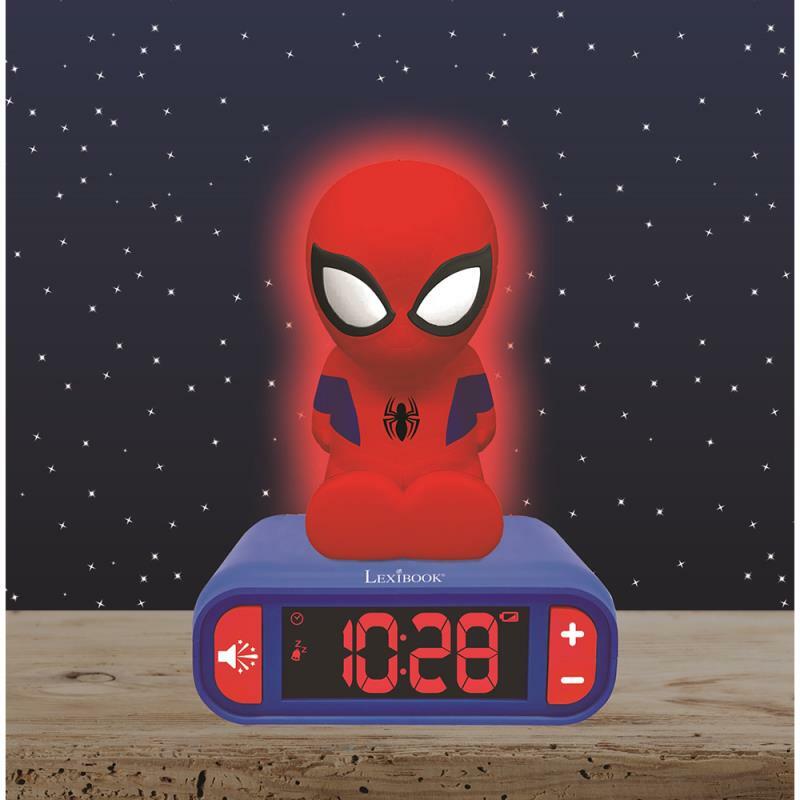 Lexibook RL800SP SpiderMan Night Light Alarm Clock For Kid's│Snooze