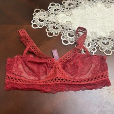 Adore Me Underwire Full Bra size 36B Red
