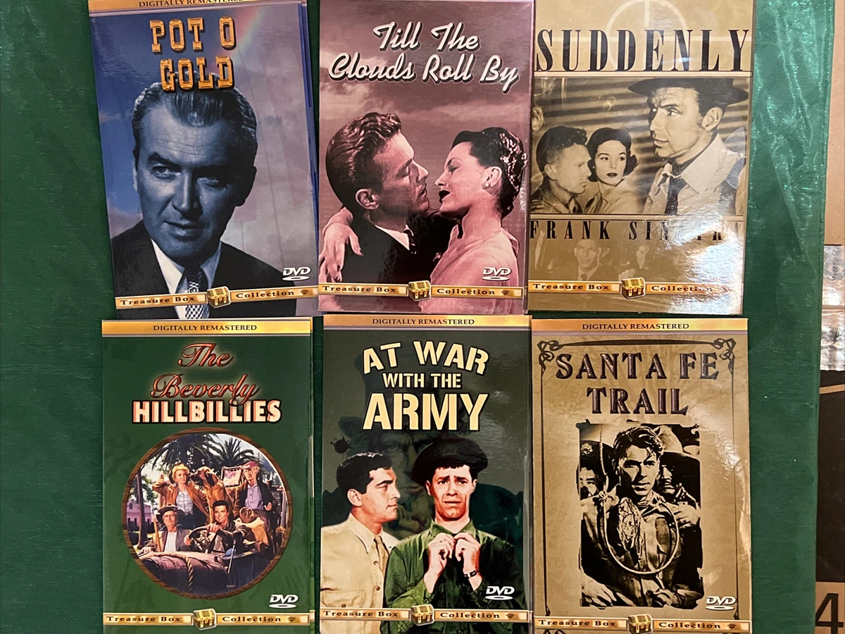 Lot of 23 DVD Treasure Box Collection Movies TV Shows Dick Tracy Groucho Marx