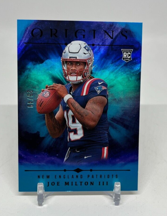 2024 Panini Origins Joe Milton III RC #134 Holo Turquoise /49