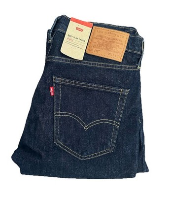 Original Levis 512 Slim Taper Fit Stretch Herren Indigo Blau Rinse Jeans