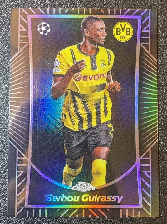 Serhou Guirassy 2024-25 Topps Chrome UEFA Shadow Etch #SE-6