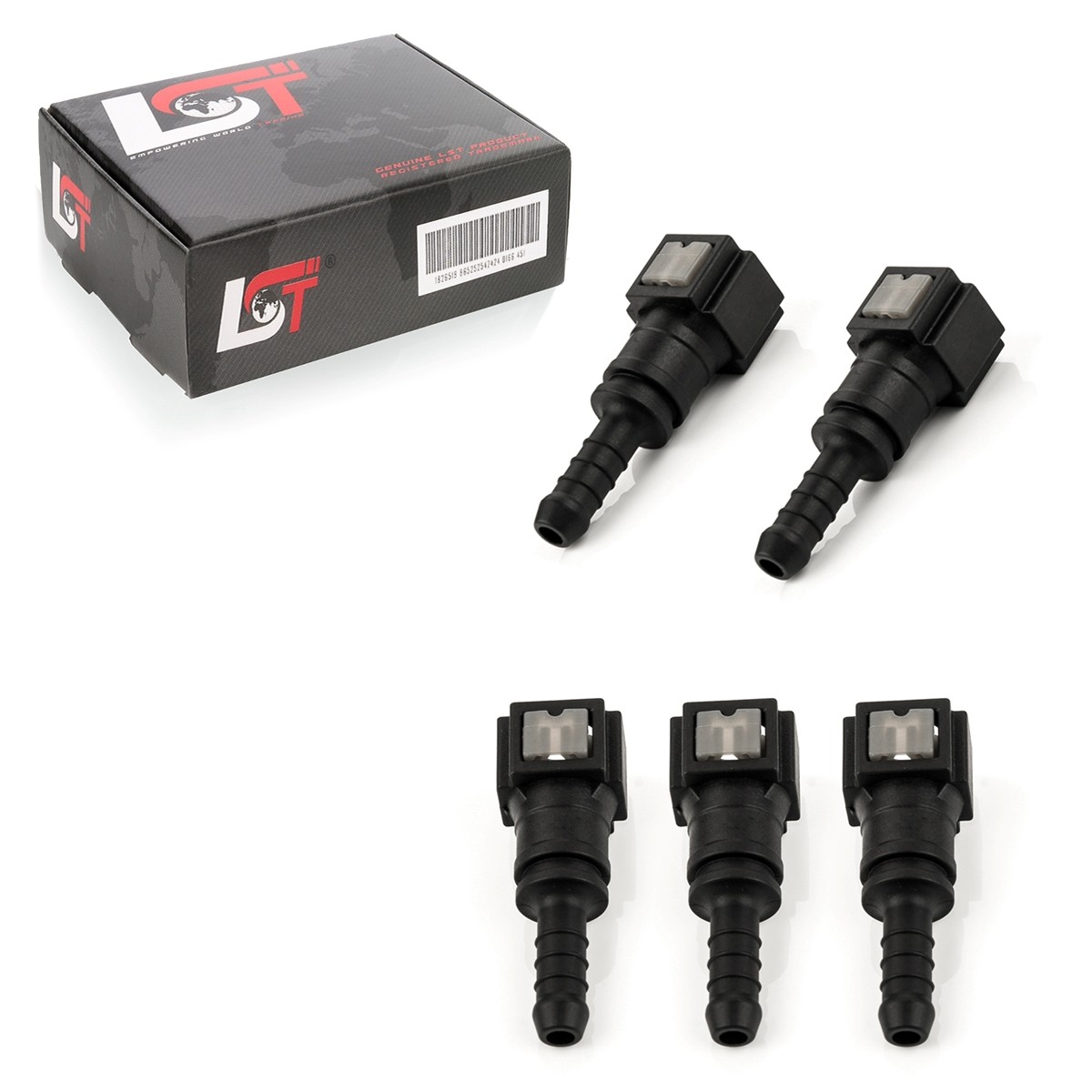 5X Quick Release Fuel Line Coupling Straight 6.3X6Mm For JAGUAR