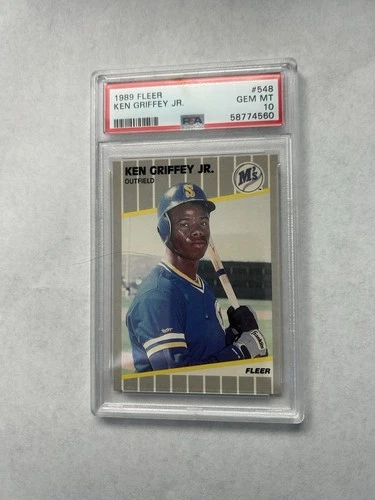 1989 Fleer Ken Griffey Jr #548 PSA 10Gem Mint Rookie
