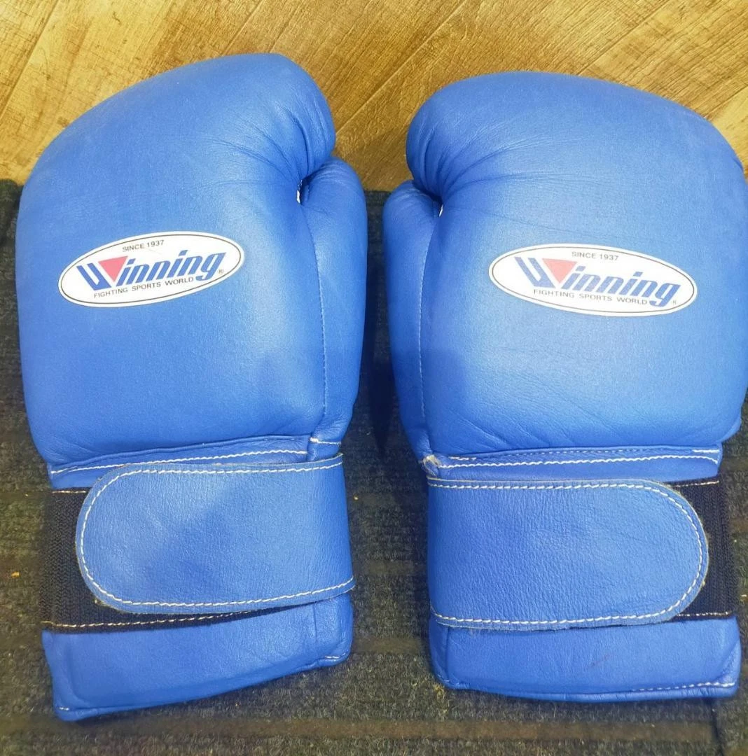 Winning Blue 16 oz. Weight Boxing Gloves for sale | eBay
