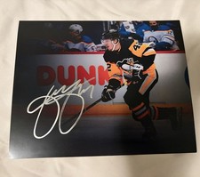 Kasperi Kapanen Pittsburgh Penguins signed 8x10 goal vs bruins