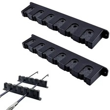 Fishing Rod Rack Vertical Holder Wall Mount Storage Horizontal Stand Boat Pole 