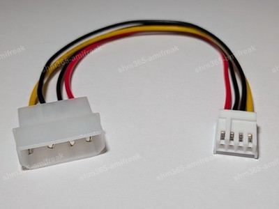   FLOPPY FDD STROM ADAPTER 4PIN MOLEX 4PIN IDE - STROMKABEL DISKETTENLAUFWERK