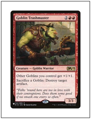 Goblin Trashmaster, The List (from Goblin Storm Deck), Magic MTG NM
