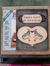 Lot Of 2 Craft Instruction Booklets Plaid's Painting;There's Paint On Your Quail