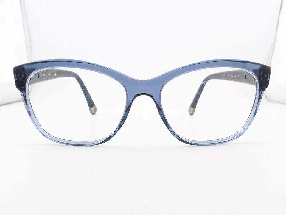 Gafas Chanel, solo monturas, 3324 c.1543 azul, 54-16-140, plástico, Italia Foto 2 de 4