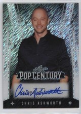 2025 Leaf Metal Pop Century Silver Diagonal Shimmer /20 Chris Ashworth Auto 0s3