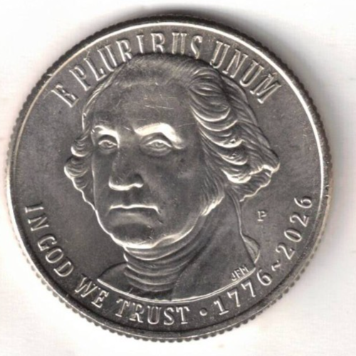 2026-P Amerikanischer Revolutionskrieg Stempelglanz Viertelrolle 40 Münzen! - Bild 3 von 3