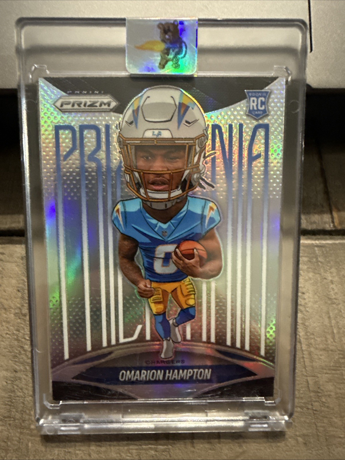 2025 PRIZM FOTL SSP PRIZMANIA Omarion Hampton ROOKIE CARD - LA Chargers. 🔥 ⚡️