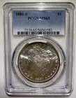 1881-S Morgan Silver Dollar $1 PCGS MS65 Uncirculated