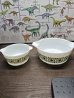 2 Vintage Pyrex Green  Verde 472 473 Cinderella 1 1/2 pt Casserole Dish 1960's