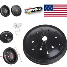 Replacement Garbage Disposal Splash Guard Black Rubber 2.5 Inch Diameter