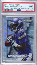2014 Panini Prizm Light Blue Wave 37/99 Teddy Bridgewater #242 PSA 9 MINT n1u