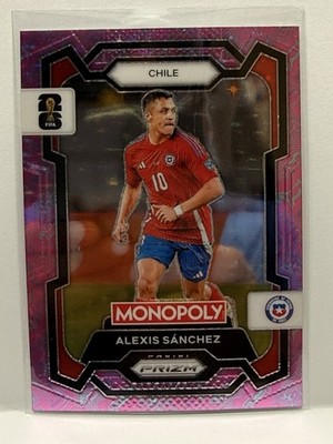 その他 topps Finest ALEXIS SANCHES11/50 2026 Prizm Monopoly FIFA World Cup #59 Sparkle Pink Alexis Sanchez