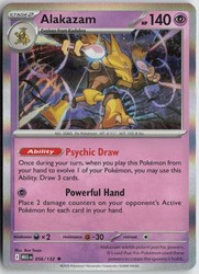 Alakazam 056/132 Mega Evolutions Holo Rare