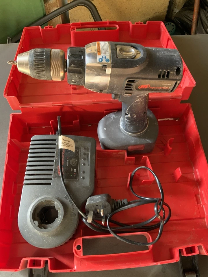 Ingersoll Rand D5241 IQV20 Hammer Drill - 2OV Cordless With Carry Box Battery  - Image 2 of 4