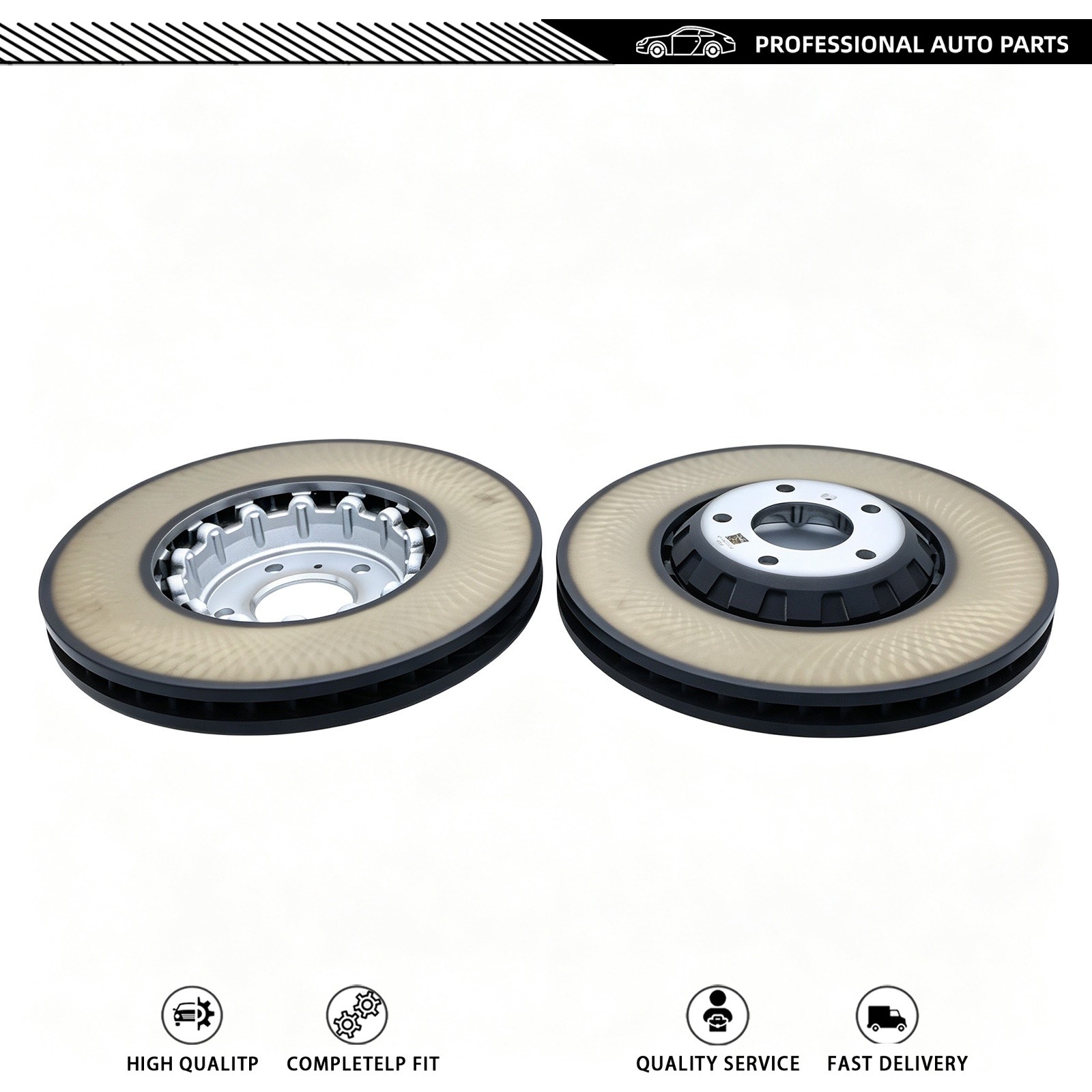 Bentley Bentayga Speed 2018-2023 Front Left Brake discs 2 pcs