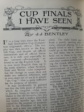 1911 Article Football Cup Finals 1887 To 1911 19th Century Football