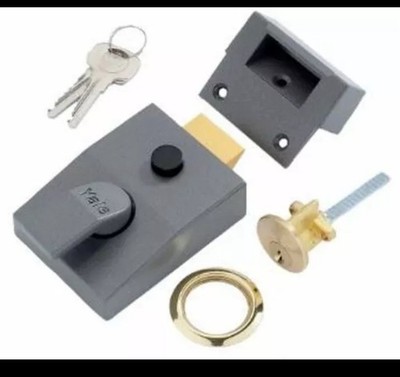 YALE Deadlocking Nightlatch + Felgenzylinder mit 2 Schlüsseln 89-DMG 60mm