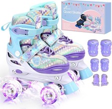 Patines Ruedas Para Ni as Tama o Ajustable Ajuste R pido Cu druple C modo Ligero