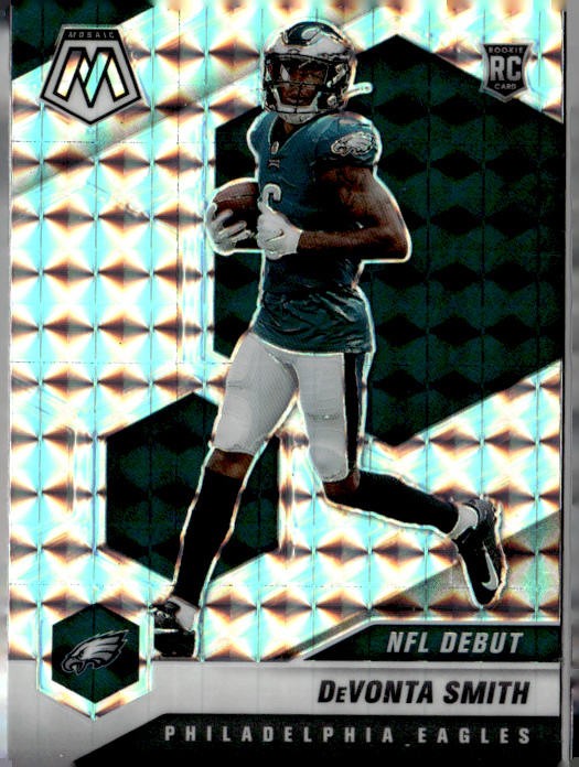 2021 Panini Mosaic #246 DeVonta Smith Prizm