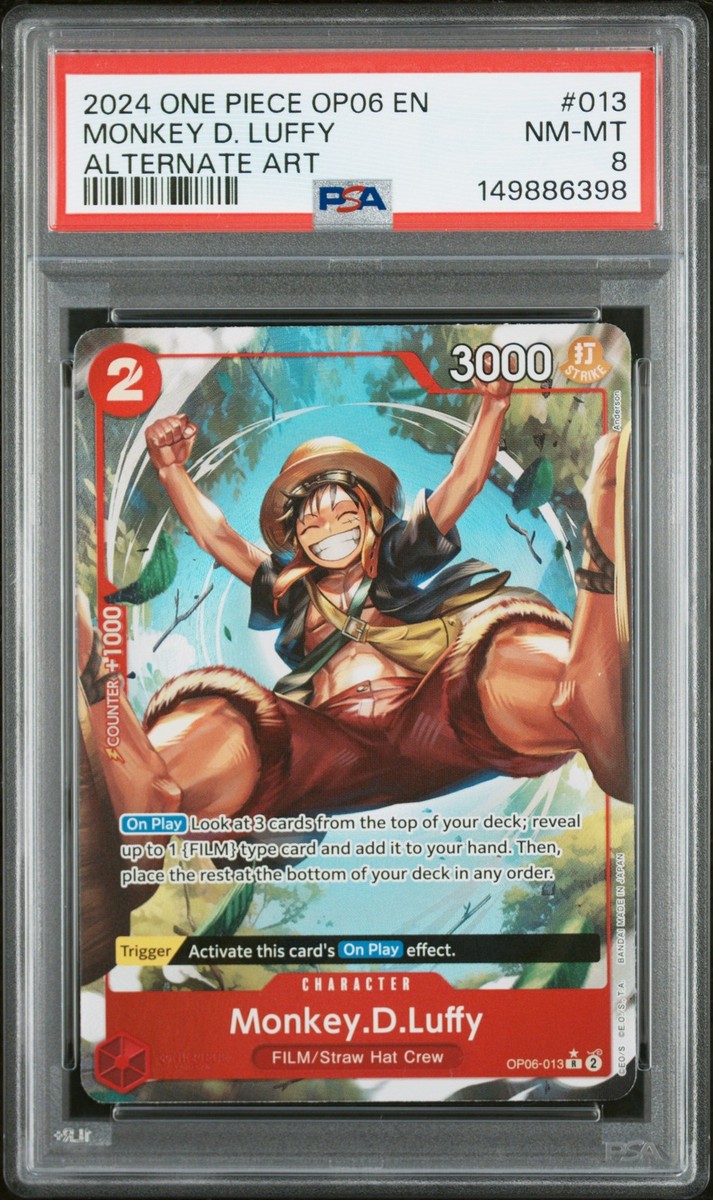 Monkey.D.Luffy (Alternate Art) OP06-013 Wings of the Captain Foil