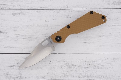 Mick Strider SnG DGG Coyote Tan   S30V Bowie