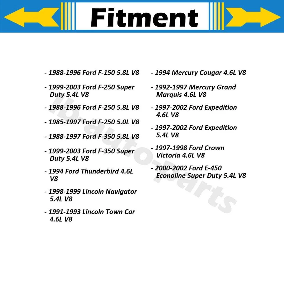 8x Inyector de combustible Delphi para Ford F-250 Super Duty 1999-2003 5,4 L Foto 4 de 4