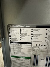 HP ProLiant rackmount servers, 2U DL380 Gen9 (G9) generation.