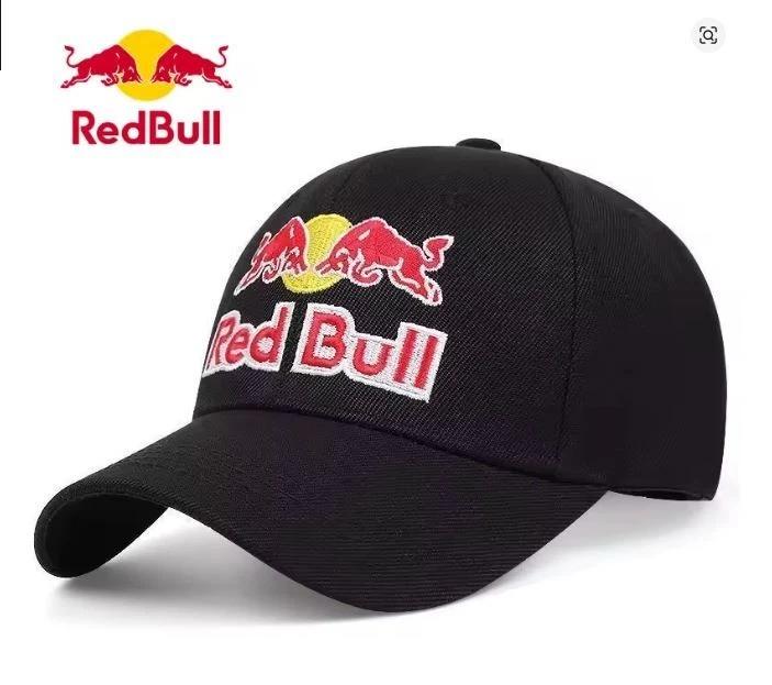 Red Bull Embroidery Adjustable Men's / womens baseball cap black [UK Seller]